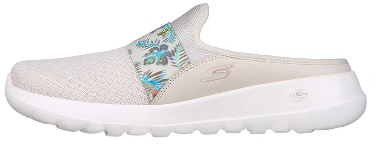 women-skechers-go-walk-slip-on-fashion-casual-grey-white-124713-ntcl
