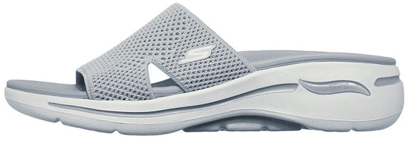 (Women) Skechers Go Walk Slip-On 'Fashion Casual Grey' 140224-GRY (Women) Skechers Go Walk Slip-On 'Fashion Casual Grey' 140224-GRY