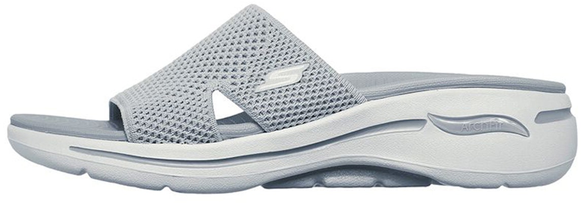 (Women) Skechers Go Walk Slip-On 'Fashion Casual Grey' 140224-GRY Buy (Women) Skechers Go Walk Slip-On 'Fashion Casual Grey' 140224-GRY
