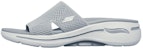 (W) Skechers Go Walk Slip-On 'Kasual Fesyen Kelabu' 140224-GRY