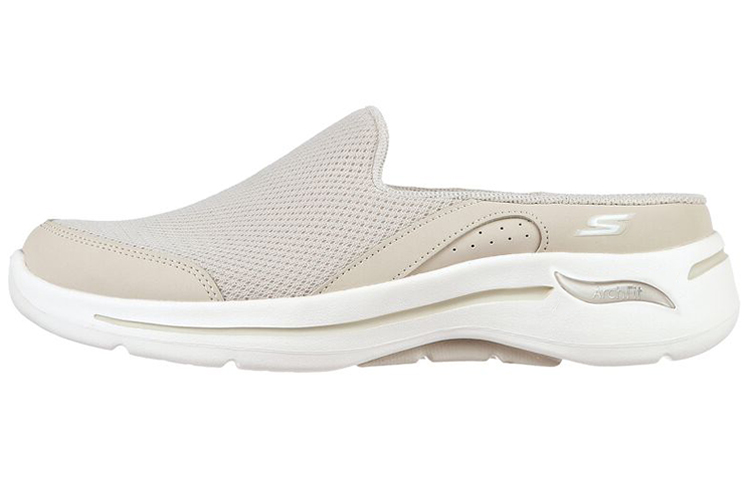 (Women) Skechers Go Walk Slip-On 'Fashion Casual Grey-Taupe' 124481-TPE