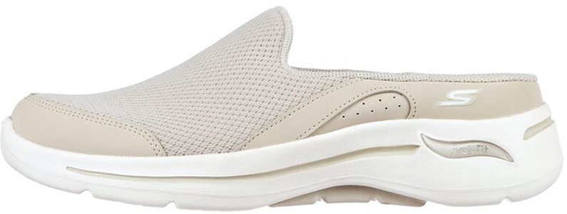 (W) Skechers Go Walk Slip-On 'Moda Casual Gris-Taupe' 124481-TPE Buy (W) Skechers Go Walk Slip-On 'Moda Casual Gris-Taupe' 124481-TPE