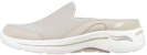 (W) Skechers Go Walk Slip-On 'Fesyen Kasual Kelabu-Taupe' 124481-TPE