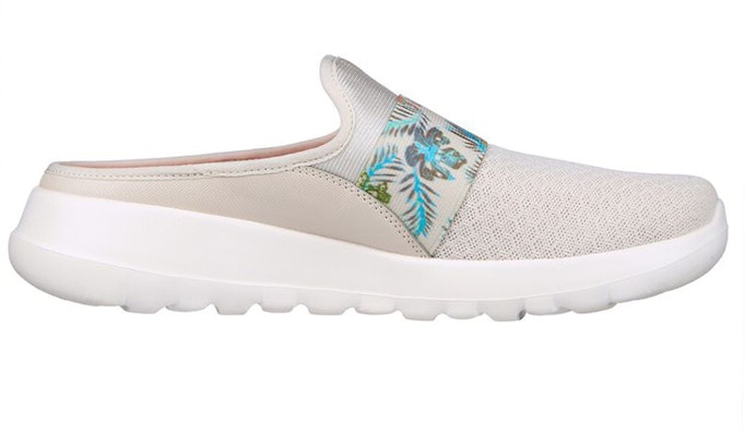 (W) Skechers Go Walk Slip-On 'Fesyen Kasual Kelabu Putih' 124713-NTCL Order (W) Skechers Go Walk Slip-On 'Fesyen Kasual Kelabu Putih' 124713-NTCL
