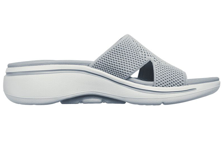 Order (Women) Skechers Go Walk Slip-On 'Fashion Casual Grey' 140224-GRY