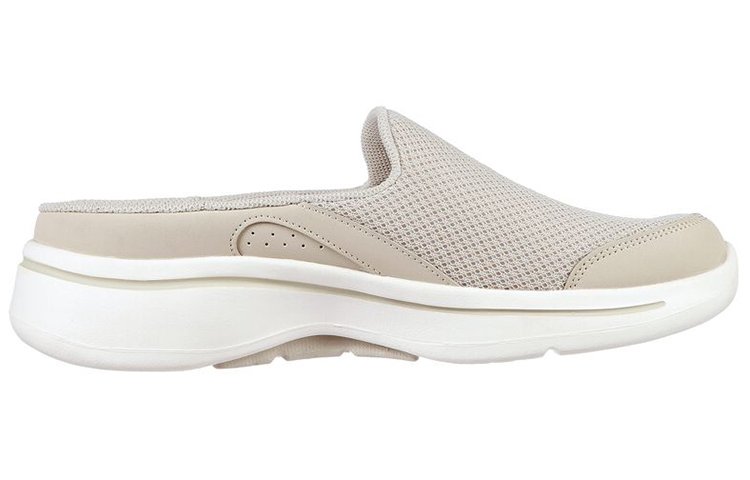 Order (Women) Skechers Go Walk Slip-On 'Fashion Casual Grey-Taupe' 124481-TPE
