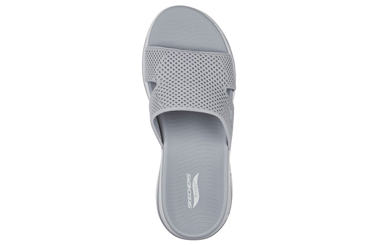 Lookbook (W) Skechers Go Walk Slip-On 'Casual Fashion Abu-abu' 140224-GRY