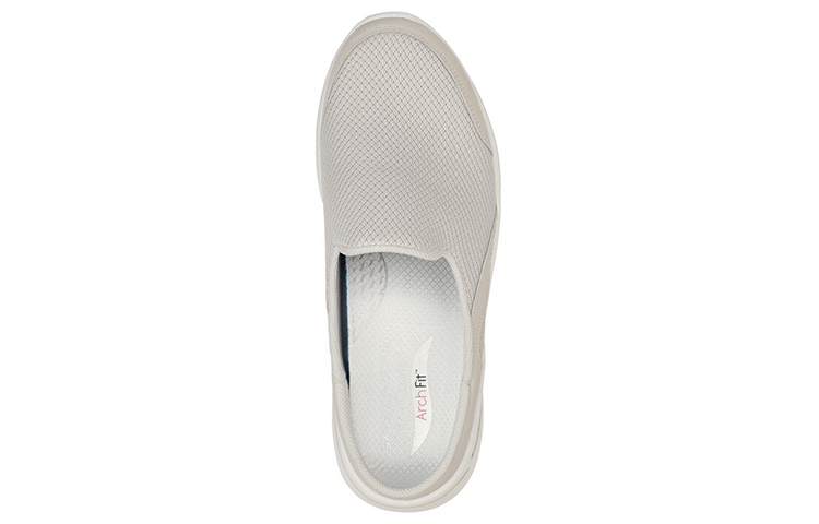 Lookbook (Women) Skechers Go Walk Slip-On 'Fashion Casual Grey-Taupe' 124481-TPE