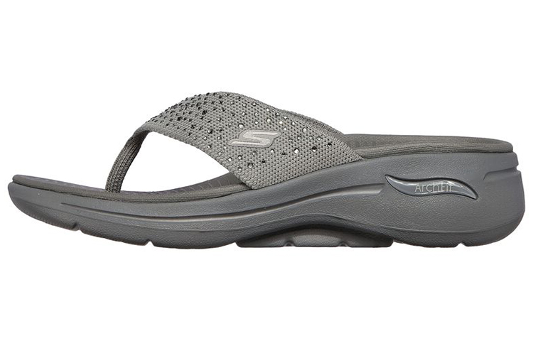 Buy Skechers Go Walk 休閒人字拖 女款 灰