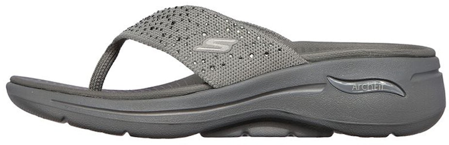 Skechers Go Walk 休閒人字拖 女款 灰 Buy Skechers Go Walk 休閒人字拖 女款 灰