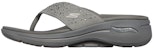 (W) Skechers Go Walk Slip-On 'Kelabu' 140228-GRY