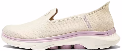 (Women) Skechers GO WALK Slip-On 'Light Grey Pink' 125252-TPPK (Women) Skechers GO WALK Slip-On 'Light Grey Pink' 125252-TPPK