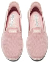 Skechers GO WALK 一脚蹬軟底輕質 減震透氣包裹性 低筒 生活休閒鞋 女款 淺粉色 Purchase Skechers GO WALK 一脚蹬軟底輕質 減震透氣包裹性 低筒 生活休閒鞋 女款 淺粉色