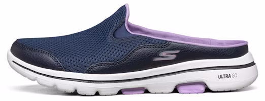 (Women) Skechers GO WALK Slip-On 'Navy Blue' 124023-NVLV (Women) Skechers GO WALK Slip-On 'Navy Blue' 124023-NVLV