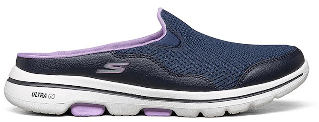 (Women) Skechers GO WALK Slip-On 'Navy Blue' 124023-NVLV Order (Women) Skechers GO WALK Slip-On 'Navy Blue' 124023-NVLV