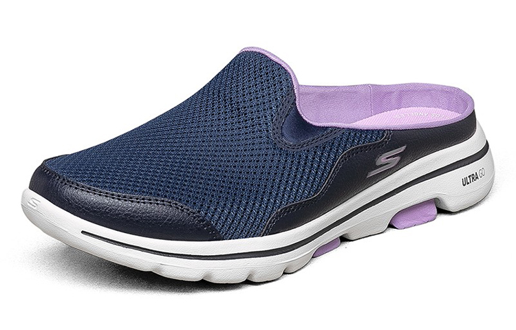 Lookbook (Women) Skechers GO WALK Slip-On 'Navy Blue' 124023-NVLV