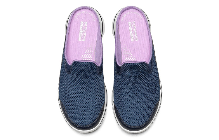 Shop (Women) Skechers GO WALK Slip-On 'Navy Blue' 124023-NVLV