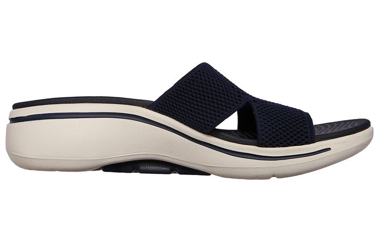 Order (W) Skechers Go Walk Slip-On 'Navy Casual' Sepatu Santai. 140224-NVY