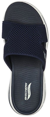 (W) Skechers Go Walk Slip-On 'Navy Casual' Sepatu Santai. 140224-NVY Lookbook (W) Skechers Go Walk Slip-On 'Navy Casual' Sepatu Santai. 140224-NVY