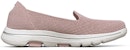 (W) Skechers Go Walk 5 Loafers 'Merah Jambu Terang' 124001-LTPK