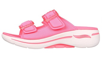 (Women) Skechers Go Walk Slip-On 'Pink Comfort' 140241-HPK (Women) Skechers Go Walk Slip-On 'Pink Comfort' 140241-HPK