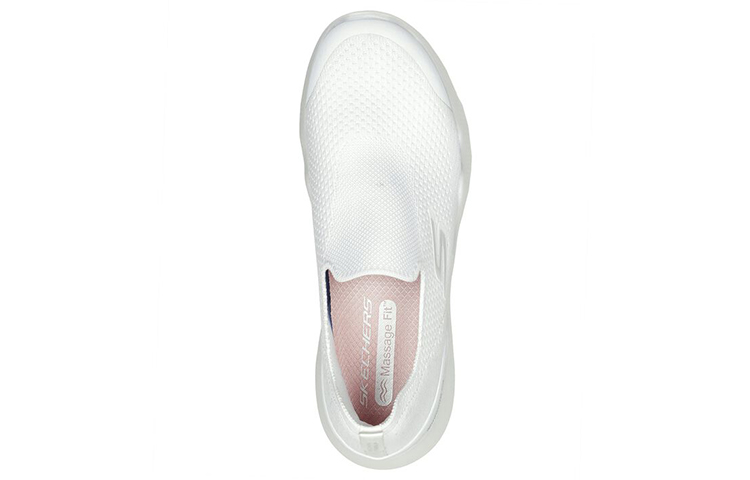 Shop (Women) Skechers Go Walk Slip-On 'White' 124906-WHT