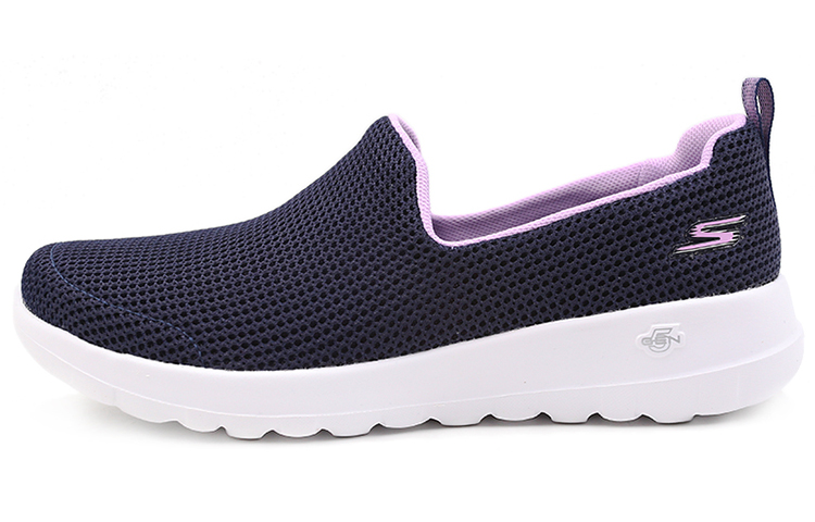 (Women) Skechers GO WALK Slip-Ons Purple/Black 15637-NVLV