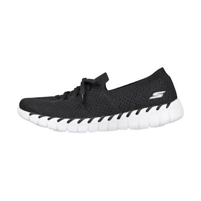 (W) Skechers Go Walk Slip-On 'Black White'