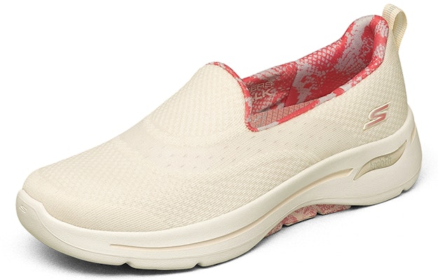 (W) Skechers Go Walk Arch Fit 'Blanco Crema' 124475-NTCL Lookbook (W) Skechers Go Walk Arch Fit 'Blanco Crema' 124475-NTCL