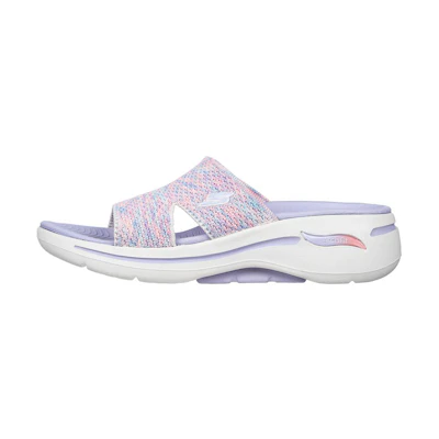 (W) Skechers Go Walk Slipper 'Casual Fashion Purple'