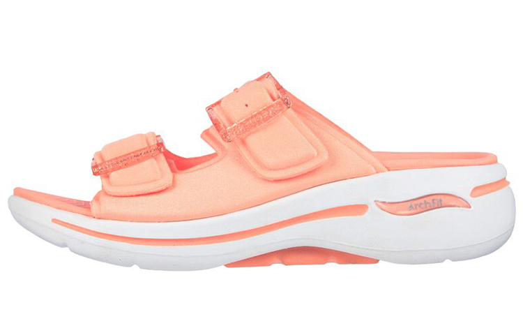 (Women) Skechers Go Walk Slipper 'Peach Pink' 140241-PCH