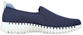 (Women) Skechers Go Walk Smart-Slip On 'Sunday Brunch Blue Black' 124315-NVBL