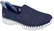 Lookbook (Women) Skechers Go Walk Smart-Slip On 'Sunday Brunch Blue Black' 124315-NVBL