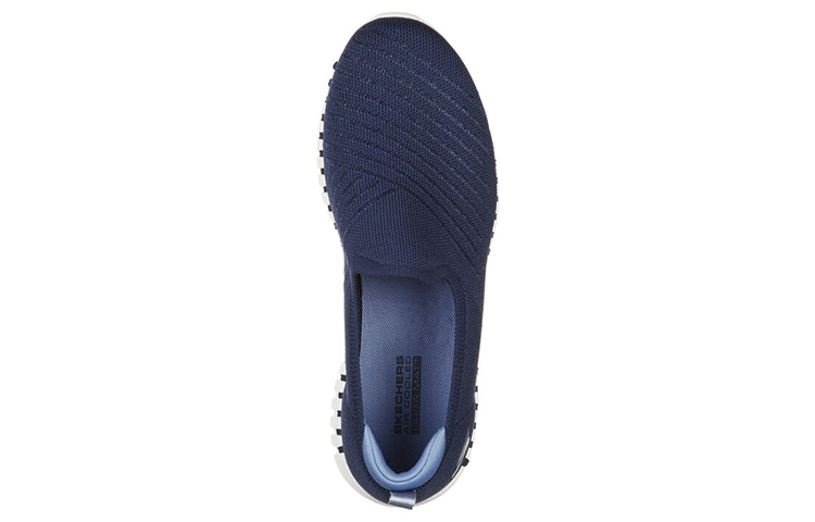 Shop (Women) Skechers Go Walk Smart-Slip On 'Sunday Brunch Blue Black' 124315-NVBL