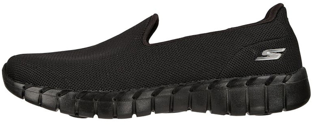 (Women) Skechers Go Walk Smart 2-Celyn 'Black Comfort Breathable Slip-On' 124725-BBK Buy (Women) Skechers Go Walk Smart 2-Celyn 'Black Comfort Breathable Slip-On' 124725-BBK
