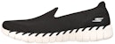 (W) Skechers Go Walk Smart 2 'Hitam Putih' 124725-BLK