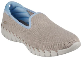 Lookbook Skechers GO WALK SMART 2 一腳蹬運動休閒鞋 女款 棕色