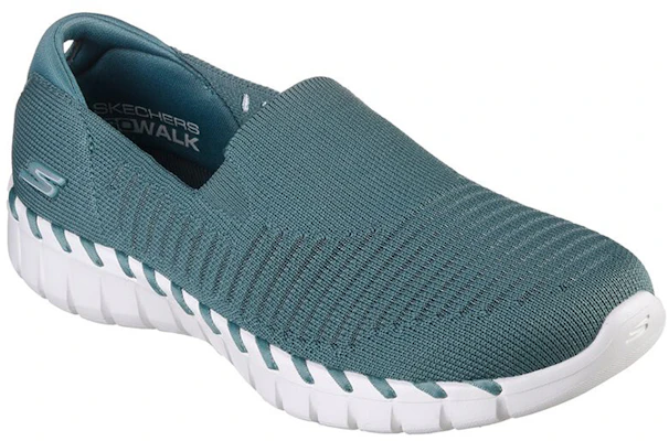 (Women) Skechers Go Walk Smart 2 'Green and White' 124334-DKGR Lookbook (Women) Skechers Go Walk Smart 2 'Green and White' 124334-DKGR