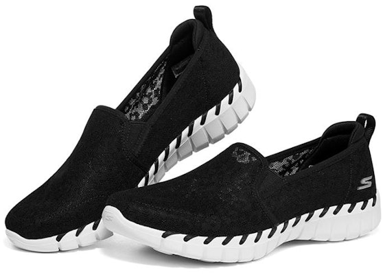 (W) スケッチャーズ GOwalk Smart 2 (黒/白) 124732-BKW Lookbook (W) スケッチャーズ GOwalk Smart 2 (黒/白) 124732-BKW