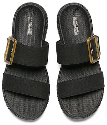 (W) Skechers Go Walk Smart 'Hitam Penuh' 140188-BBK Shop (W) Skechers Go Walk Smart 'Hitam Penuh' 140188-BBK