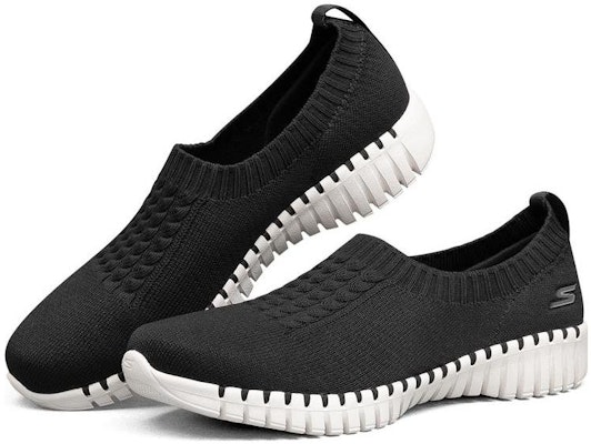 (W) Skechers GO WALK Smart 'Hitam' 124295-BKW Lookbook (W) Skechers GO WALK Smart 'Hitam' 124295-BKW