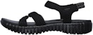 (W) Skechers GO WALK Smart 'Sandal Sukan Hitam Bernafas' 140074-BKGY