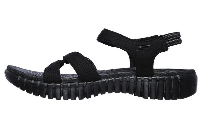 Buy (W) Sandales de Sport Respirantes Noires Skechers GO WALK Smart 140074-BKGY