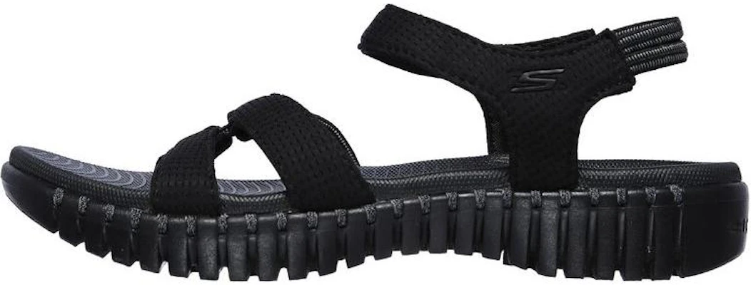 (W) Sandales de Sport Respirantes Noires Skechers GO WALK Smart 140074-BKGY Buy (W) Sandales de Sport Respirantes Noires Skechers GO WALK Smart 140074-BKGY