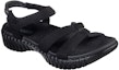 Lookbook (W) Skechers GO WALK Smart 'Sandal Sukan Hitam Bernafas' 140074-BKGY