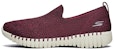(W) Skechers Go Walk Smart 'Slip-On Burgundy' Lelaki/Wanita 16701-BURG