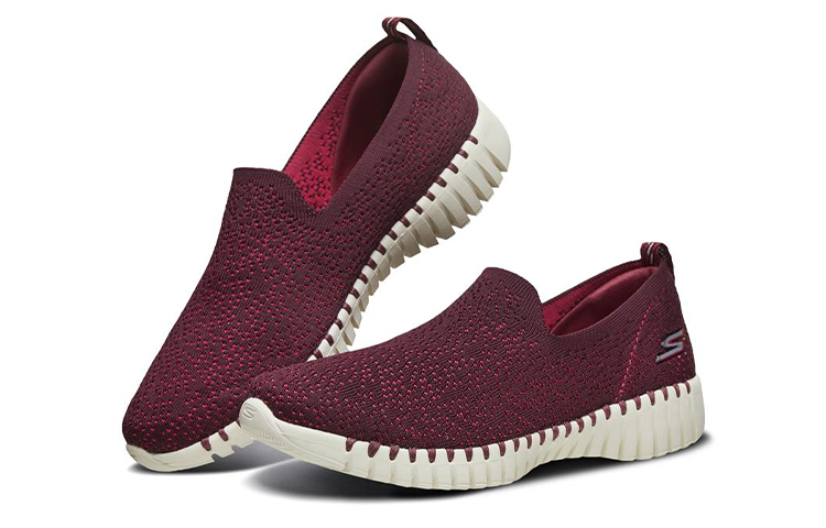 Lookbook (Women) Skechers Go Walk Smart 'Burgundy Slip-On' 16701-BURG