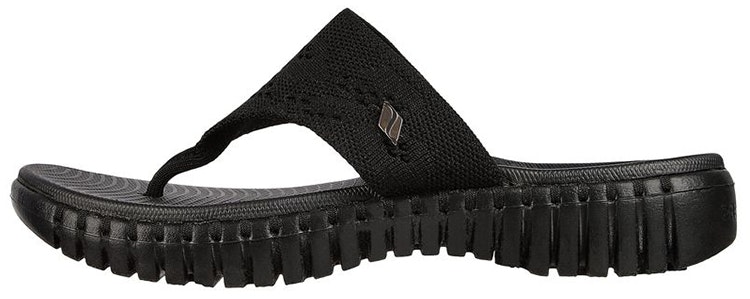 women-skechers-go-walk-smart-comfort-thong-sport-slide-black-140182-bbk