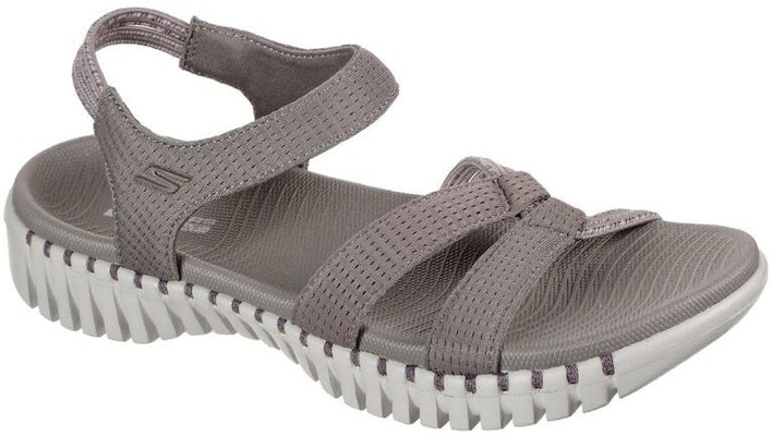 (W) Skechers GO WALK Smart 'Abu-abu Cokelat' 140074-DKTP Lookbook (W) Skechers GO WALK Smart 'Abu-abu Cokelat' 140074-DKTP