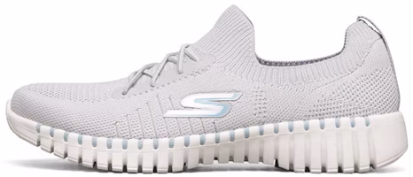 (Women) Skechers Go Walk Smart Running Shoes Gray/White/Blue 124051-GYBL (Women) Skechers Go Walk Smart Running Shoes Gray/White/Blue 124051-GYBL